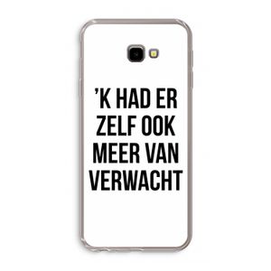 Meer verwacht: Samsung Galaxy J4 Plus Transparant Hoesje
