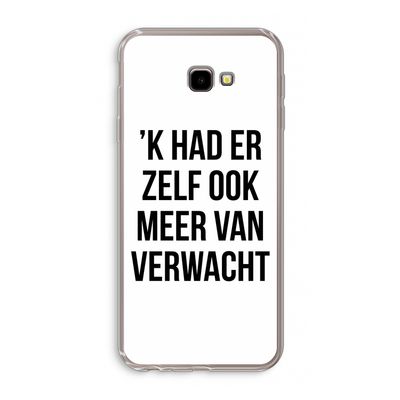 Meer verwacht: Samsung Galaxy J4 Plus Transparant Hoesje