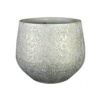 Bloempot Noor Metalic Grey Ø23cm