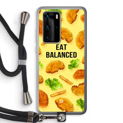 Eat Balanced: Huawei P40 Pro Transparant Hoesje met koord