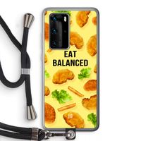 Eat Balanced: Huawei P40 Pro Transparant Hoesje met koord