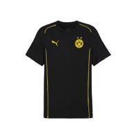 PUMA Borussia Dortmund Casuals T-Shirt 2024-2025 Zwart Geel - thumbnail