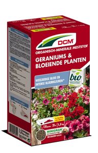 Meststof Geraniums & Bloeiende Planten 1,5 kg - Dcm