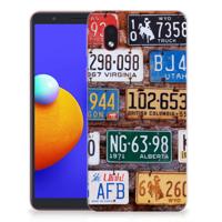 Samsung Galaxy A01 Core | Siliconen hoesje | met foto Kentekenplaten