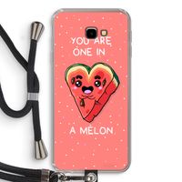 One In A Melon: Samsung Galaxy J4 Plus Transparant Hoesje met koord One In A Melon: Samsung Galaxy J4 Plus Transparant Hoesje met koord