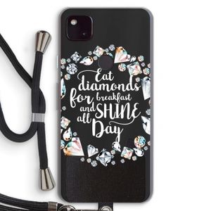 Diamonds: Pixel 4a 5G Transparant Hoesje met koord