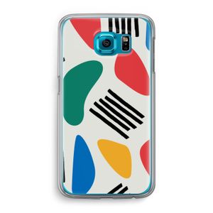 Illustratieve pop 1: Samsung Galaxy S6 Transparant Hoesje