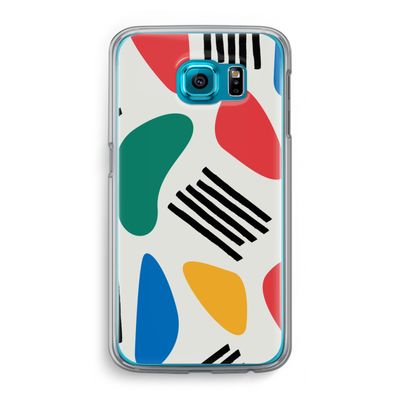 Illustratieve pop 1: Samsung Galaxy S6 Transparant Hoesje