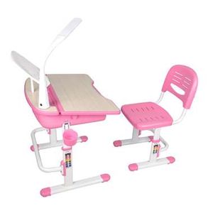Vipack kinderbureau Comfortline met stoel - roze - 70x54,5x51 cm - Leen Bakker