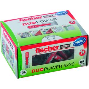 Fischer DUOPOWER lamellendeuvel 100 stuk(s) Rond