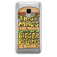 Big Macs Bigger Dreams: Samsung Galaxy S9 Transparant Hoesje
