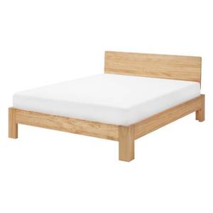 Beliani-ROYAN-Tweepersoonsbed-Lichte houtkleur-140 x 200 cm-Dennenhout