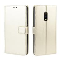 Retro Crazy Horse textuur horizontale Flip lederen case voor OPPO Realme X/OPPO K3 met houder & card slots & Photo Frame (goud)