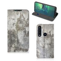 Motorola G8 Plus | Standcase | Beton Print