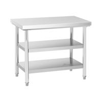 RVS werktafel - ECO - 100 x 60 cm - 600 kg - tussenplank - Royal Catering