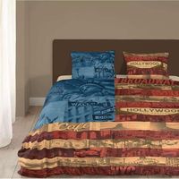 Good Morning dekbedovertrek Amerika - multikleur - 240x200/220 cm
