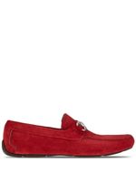 Ferragamo mocassins Driver Gancini à ornements - Rouge