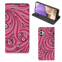 Samsung Galaxy A32 5G Bookcase Swirl Pink