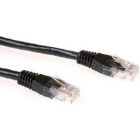 Eminent Zwarte 2 meter U/UTP CAT6 patchkabel met RJ45 connectoren - thumbnail