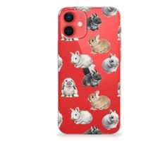 TPU Hoesje voor iPhone 12 Mini Konijntjes