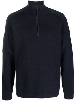 Canada Goose sweat Stormont à col zippé - Bleu