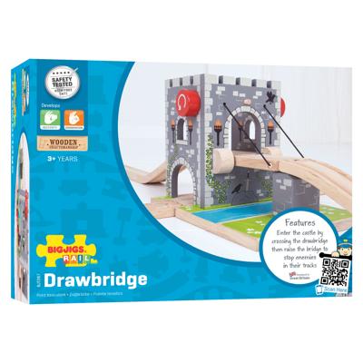 Bigjigs houten rails ophaalbrug
