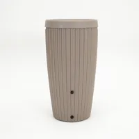 Vita Regenton Mika taupe 240L, incl. vulautomaat, kraan met Gardena koppeling en plantenbak