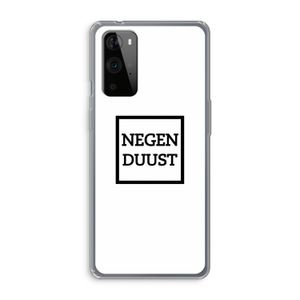 Negenduust vierkant: OnePlus 9 Pro Transparant Hoesje