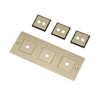 Buster and Punch - 3G WALL PLATE / WITH INFILLS / HORIZONTAAL