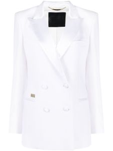 Philipp Plein blazer à coupe ample - Blanc