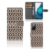 Samsung Galaxy S20 FE Telefoon Hoesje Aztec Brown