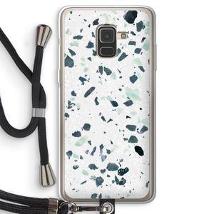 Terrazzo N°2: Samsung Galaxy A8 (2018) Transparant Hoesje met koord