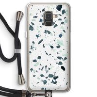Terrazzo N°2: Samsung Galaxy A8 (2018) Transparant Hoesje met koord Terrazzo N°2: Samsung Galaxy A8 (2018) Transparant Hoesje met koord