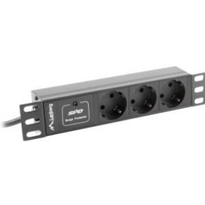 Lanberg PDU-03F-0200-BK energiedistributie 3 AC-uitgang(en) 1U Zwart