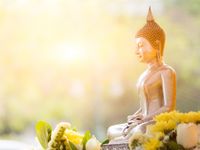 Tuinposter Boeddha 2 - thumbnail