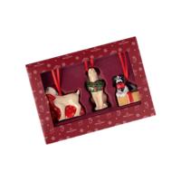 VILLEROY & BOCH - Nostalgic Ornaments - Ornamenten honden 9cm s/3