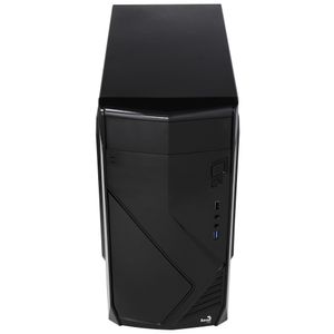 Aerocool CS-102 tower behuizing USB-A 2.0, USB-A 3.2 (5 Gbit/s), 2x Audio