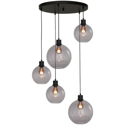 Masterlight Vide hanglampLazise 5-lichts zwart - 2642-05-05-50-5-2025