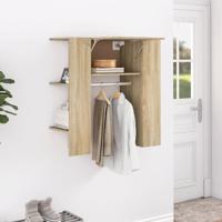 Halmeubel 97,5x37x99 cm bewerkt hout sonoma eikenkleurig Halmeubel 97,5x37x99 cm bewerkt hout sonoma eikenkleurig