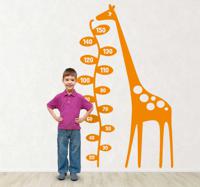 Muursticker kind groeimeter giraf - thumbnail