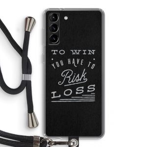 Risk loss: Samsung Galaxy S21 Plus Transparant Hoesje met koord