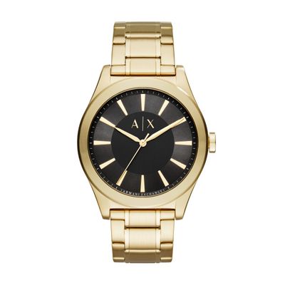Armani Exchange horlogeband AX2328 Roestvrij staal (RVS) Doublé 22mm
