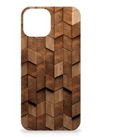 Stevig Telefoonhoesje voor iPhone 13 Wooden Cubes