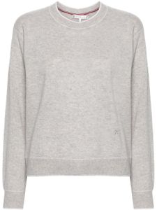 Tommy Hilfiger pull en cachemire à logo brodé - Gris