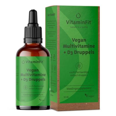 Vegan Multivitamine + D3 Druppels