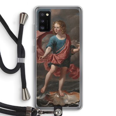 Soap Bubbles: Samsung Galaxy A41 Transparant Hoesje met koord