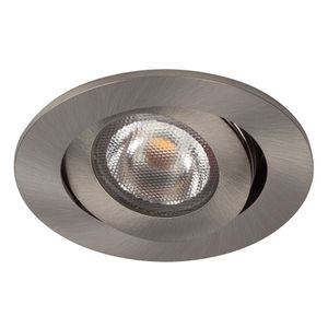 BR0042 LED-inbouwspot kantelbaar 2,2W 2700K IP44 Nikkel