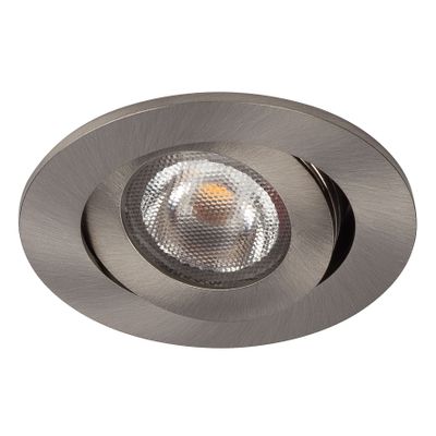 BR0042 LED-inbouwspot kantelbaar 2,2W 2700K IP44 Nikkel