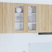 Hangkast Riga Sonoma Eiken 80 x 31 x 80 cm Bewerkt hout Hangkast Riga Sonoma Eiken 80 x 31 x 80 cm Bewerkt hout