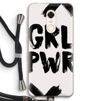 Girl Power #2: Xiaomi Redmi 5 Transparant Hoesje met koord Girl Power #2: Xiaomi Redmi 5 Transparant Hoesje met koord